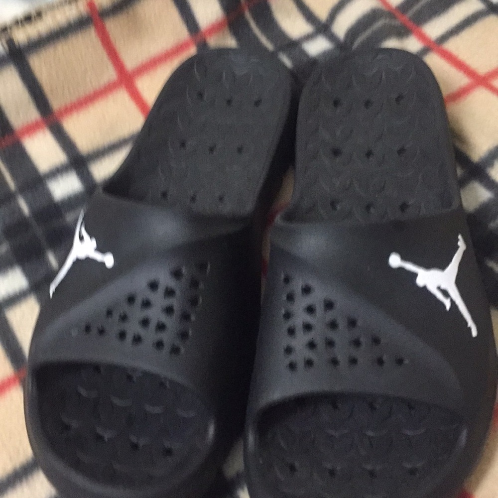 Jordan black shoes